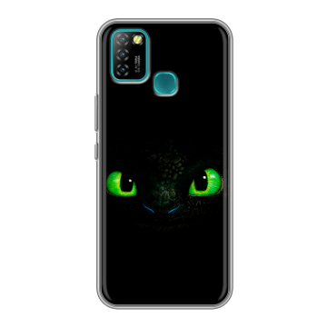 Силиконовый противоударный чехол на Infinix Hot 10 Lite с принтом Как приручить дракона Силиконовый противоударный чехол на Infinix Hot 10 Lite с принтом Как приручить дракона