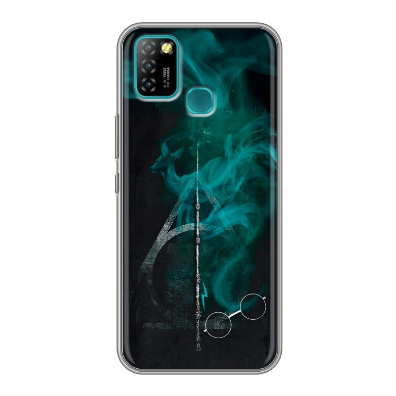 Силиконовый противоударный чехол на Infinix Hot 10 Lite с принтом Гарри Поттер Harry Potter Силиконовый противоударный чехол на Infinix Hot 10 Lite с принтом Гарри Поттер Harry Potter