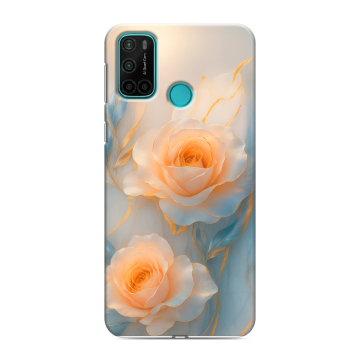 Силиконовый чехол на Vsmart Joy 4 с принтом Женский