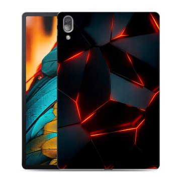 Силиконовый чехол на планшета Lenovo Tab P11 Pro с принтом Яркие абстракции Силиконовый чехол на планшета Lenovo Tab P11 Pro с принтом Яркие абстракции