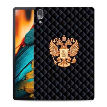 Силиконовый чехол на Lenovo Tab P11 Pro с принтом Герб России принт