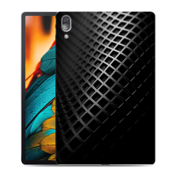 Силиконовый чехол на Lenovo Tab P11 Pro с принтом Текстура металла