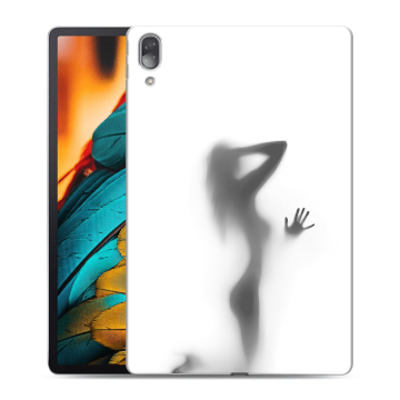 Силиконовый чехол на Lenovo Tab P11 Pro с принтом Силуэт