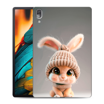 Силиконовый чехол на Lenovo Tab P11 Pro с принтом Кролик