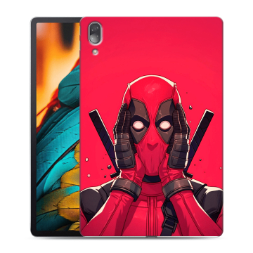Силиконовый чехол на Lenovo Tab P11 Pro с принтом Дедпул Deadpool