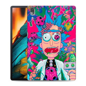 Силиконовый чехол на Lenovo Tab P11 Pro с принтом Рик и Морти Rick Morty