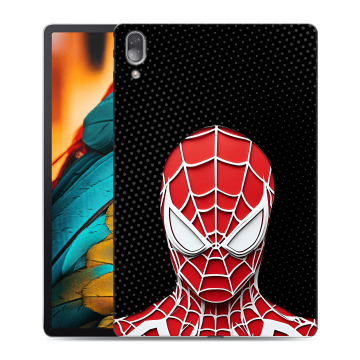 Силиконовый чехол на Lenovo Tab P11 Pro с принтом человек паук spiderman