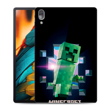 Силиконовый чехол на Lenovo Tab P11 Pro с принтом Майнкрафт Minecraft
