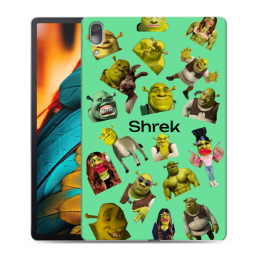 Силиконовый чехол на Lenovo Tab P11 Pro с принтом Шрек Shrek