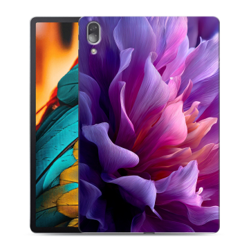 Силиконовый чехол на Lenovo Tab P11 Pro с принтом женский цветы