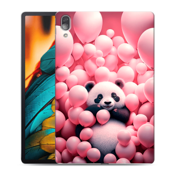 Силиконовый чехол на Lenovo Tab P11 Pro с принтом Панда