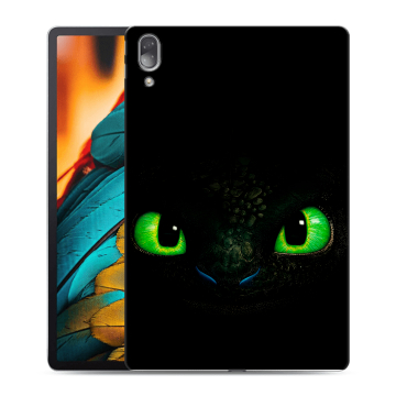 Силиконовый чехол на Lenovo Tab P11 Pro с принтом Как приручить дракона