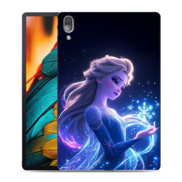Силиконовый чехол на Lenovo Tab P11 Pro с принтом Холодное сердце Frozen