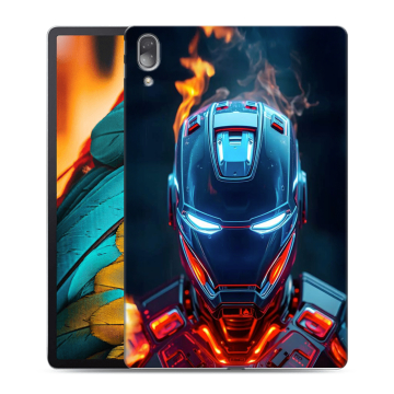 Силиконовый чехол на Lenovo Tab P11 Pro с принтом IronMan Железный человек