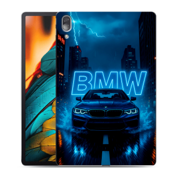 Силиконовый чехол на Lenovo Tab P11 Pro с принтом BMW БМВ