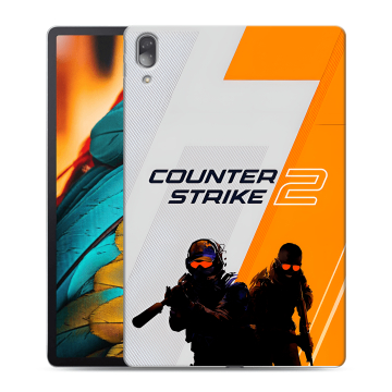 Силиконовый чехол на Lenovo Tab P11 Pro с принтом Counter Strike
