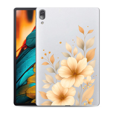Силиконовый чехол на Lenovo Tab P11 Pro с принтом для девушки
