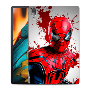 Силиконовый чехол на Lenovo Tab P11 Pro с принтом Spiderman Человек паук
