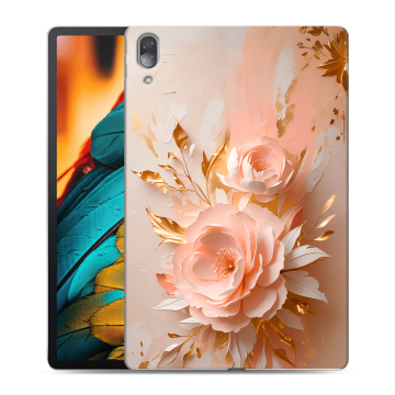 Силиконовый чехол на Lenovo Tab P11 Pro с принтом женский