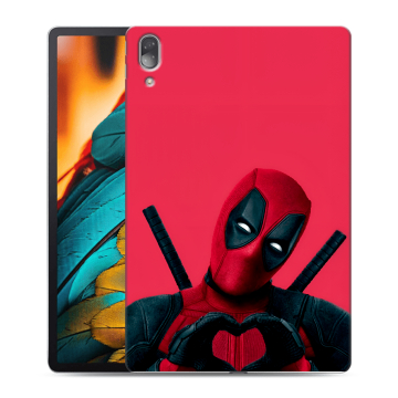 Силиконовый чехол на Lenovo Tab P11 Pro с принтом Дедпул Deadpool