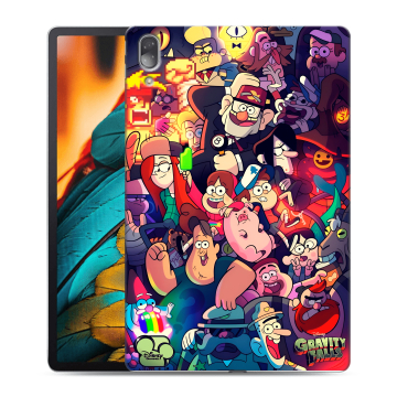 Силиконовый чехол на Lenovo Tab P11 Pro с принтом Gravity Falls Гравити Фолз