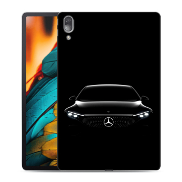 Силиконовый чехол на Lenovo Tab P11 Pro с принтом Mercedes Мерседес
