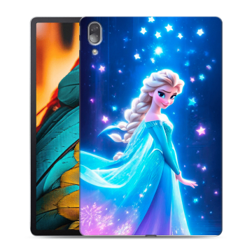 Силиконовый чехол на Lenovo Tab P11 Pro с принтом Холодное сердце Frozen