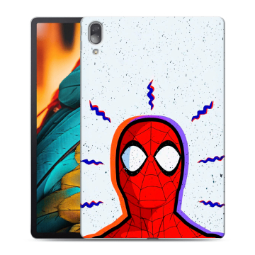 Силиконовый чехол на Lenovo Tab P11 Pro с принтом Spiderman Человек паук