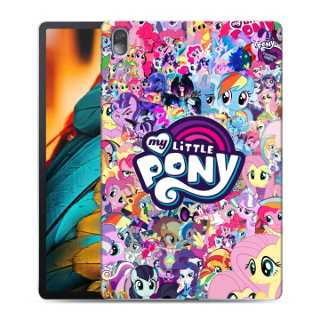 Силиконовый чехол на Lenovo Tab P11 Pro с принтом My little pony Дружба чудо