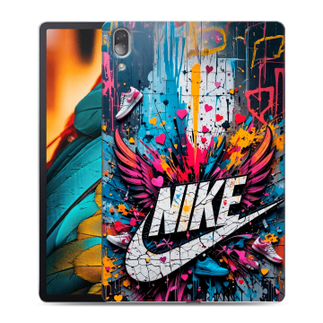 Силиконовый чехол на Lenovo Tab P11 Pro с принтом Nike Найк