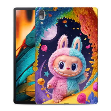Силиконовый чехол на Lenovo Tab P11 Pro с принтом Labubu Лабубу