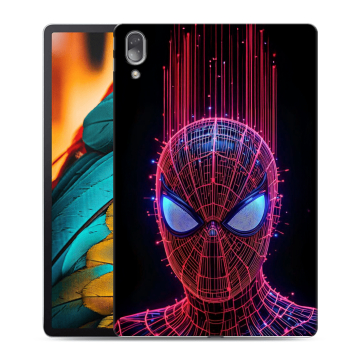 Силиконовый чехол на Lenovo Tab P11 Pro с принтом Spiderman Человек паук