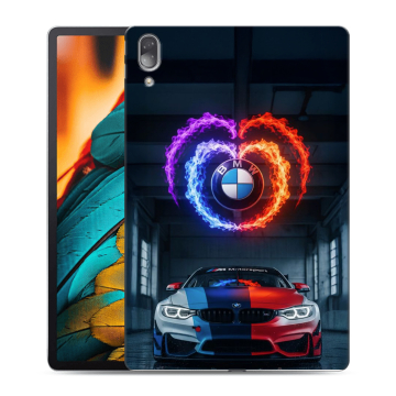 Силиконовый чехол на Lenovo Tab P11 Pro с принтом BMW БМВ