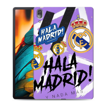 Силиконовый чехол на Lenovo Tab P11 Pro с принтом Real Madrid Реал Мадрид