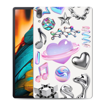 Силиконовый чехол на Lenovo Tab P11 Pro с принтом Y2K