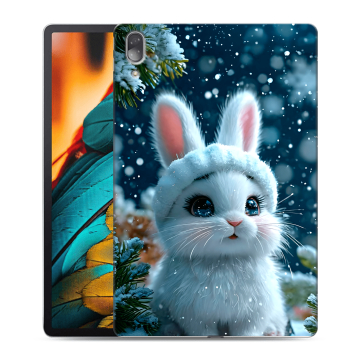 Силиконовый чехол на Lenovo Tab P11 Pro с принтом Новый год