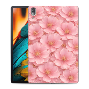 Силиконовый чехол на Lenovo Tab P11 Pro с принтом женский