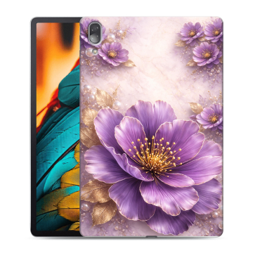 Силиконовый чехол на Lenovo Tab P11 Pro с принтом женский