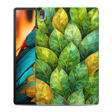 Силиконовый чехол на Lenovo Tab P11 Pro с принтом женский