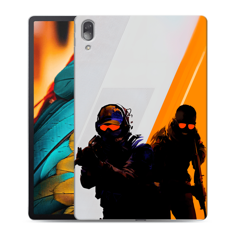 Силиконовый чехол на Lenovo Tab P11 Pro с принтом Контер страйк Counter strike Силиконовый чехол на Lenovo Tab P11 Pro с принтом Контер страйк Counter strike