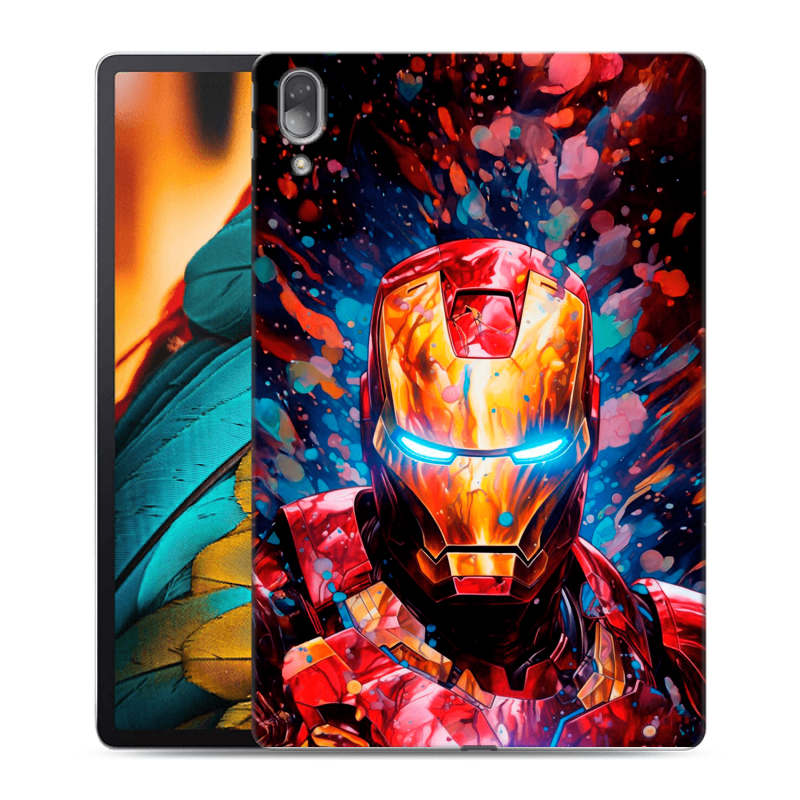 Силиконовый чехол на Lenovo Tab P11 Pro с принтом Железный человек Ironman Силиконовый чехол на Lenovo Tab P11 Pro с принтом Железный человек Ironman