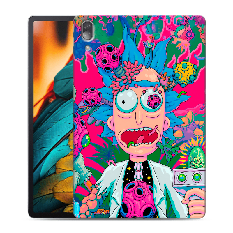 Силиконовый противоударный чехол на Lenovo Tab P11 Pro с принтом Рик и Морти Rick Morty Силиконовый противоударный чехол на Lenovo Tab P11 Pro с принтом Рик и Морти Rick Morty