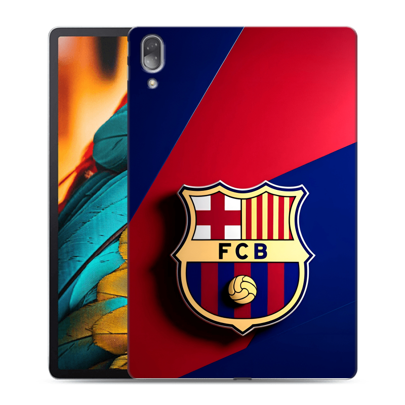 Силиконовый противоударный чехол на Lenovo Tab P11 Pro с принтом Барселона Barcelona Силиконовый противоударный чехол на Lenovo Tab P11 Pro с принтом Барселона Barcelona