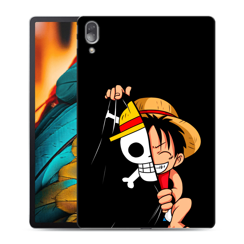 Силиконовый противоударный чехол на Lenovo Tab P11 Pro с принтом One Piece Ван Пис Силиконовый противоударный чехол на Lenovo Tab P11 Pro с принтом One Piece Ван Пис