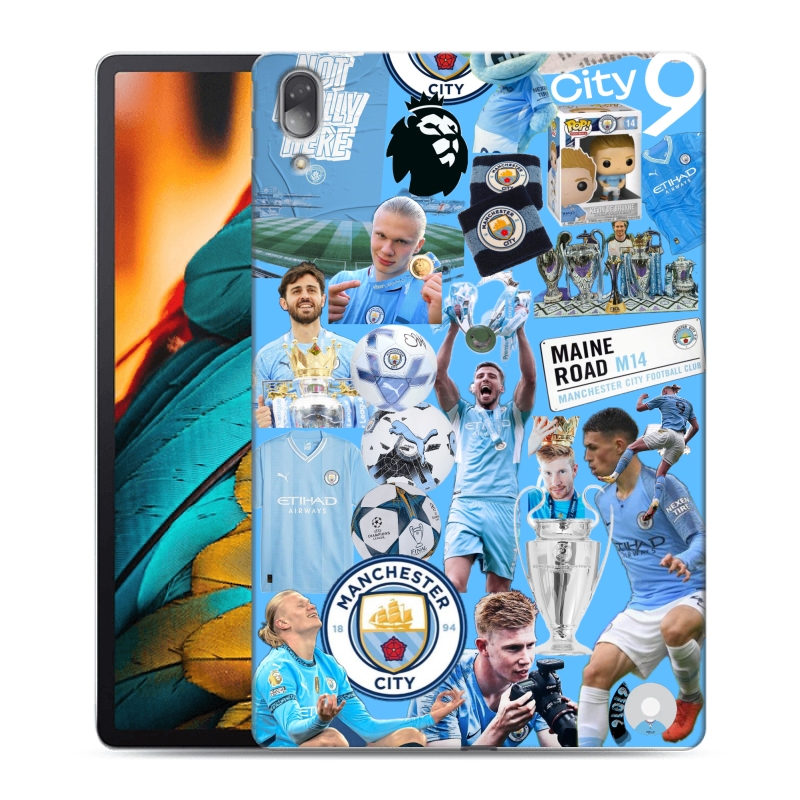 Силиконовый чехол на Lenovo Tab P11 Pro с принтом Man City Манчестер Сити Силиконовый чехол на Lenovo Tab P11 Pro с принтом Man City Манчестер Сити