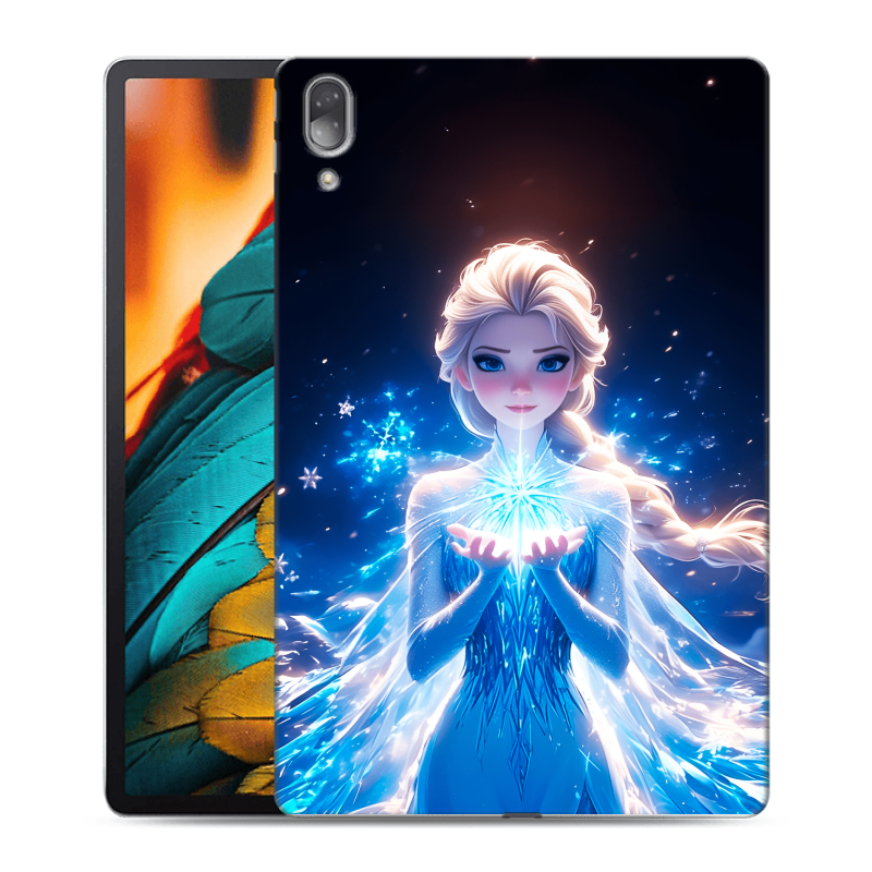 Силиконовый чехол на Lenovo Tab P11 Pro с принтом Холодное сердце Frozen Силиконовый чехол на Lenovo Tab P11 Pro с принтом Холодное сердце Frozen