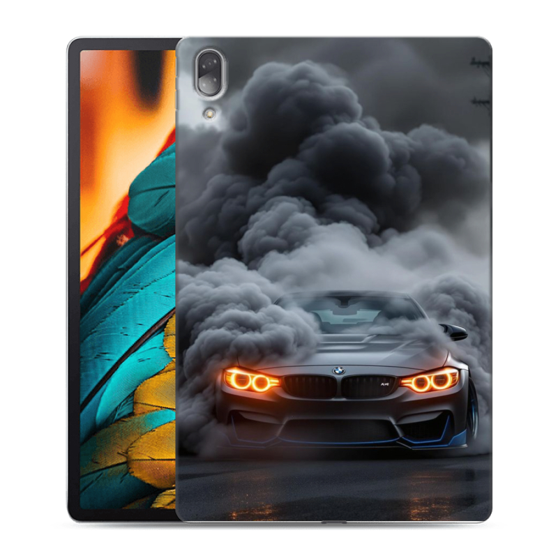 Силиконовый чехол на Lenovo Tab P11 Pro с принтом BMW БМВ Силиконовый чехол на Lenovo Tab P11 Pro с принтом BMW БМВ