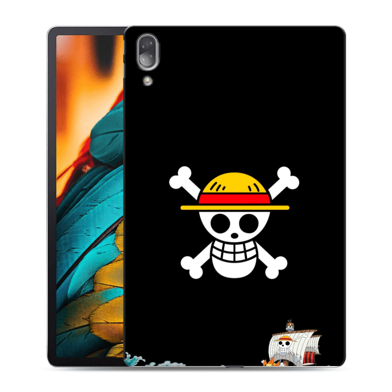 Силиконовый противоударный чехол на Lenovo Tab P11 Pro с принтом One Piece Ван Пис Силиконовый противоударный чехол на Lenovo Tab P11 Pro с принтом One Piece Ван Пис