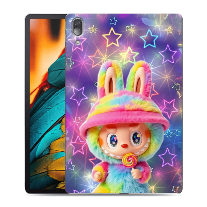 Силиконовый чехол на Lenovo Tab P11 Pro с принтом Labubu Лабубу Силиконовый чехол на Lenovo Tab P11 Pro с принтом Labubu Лабубу