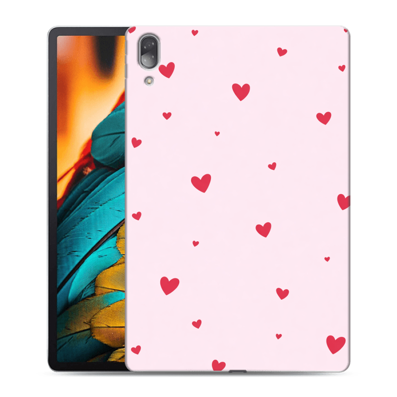 Силиконовый противоударный чехол на Lenovo Tab P11 Pro с принтом для девочек Силиконовый противоударный чехол на Lenovo Tab P11 Pro с принтом для девочек